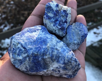 Rough Raw Lapis Lazuli Crystal/Rock (India)