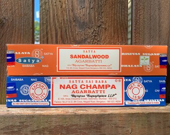 Satya Incense 1 Pack 10-15 Sticks