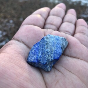 Rough Raw Lapis Lazuli Crystal/Rock India image 5