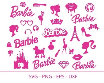 Barbie Svg | Etsy