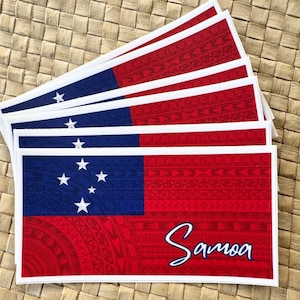 Samoa Decals - Kiss Cut Decal - Weather proof sticker