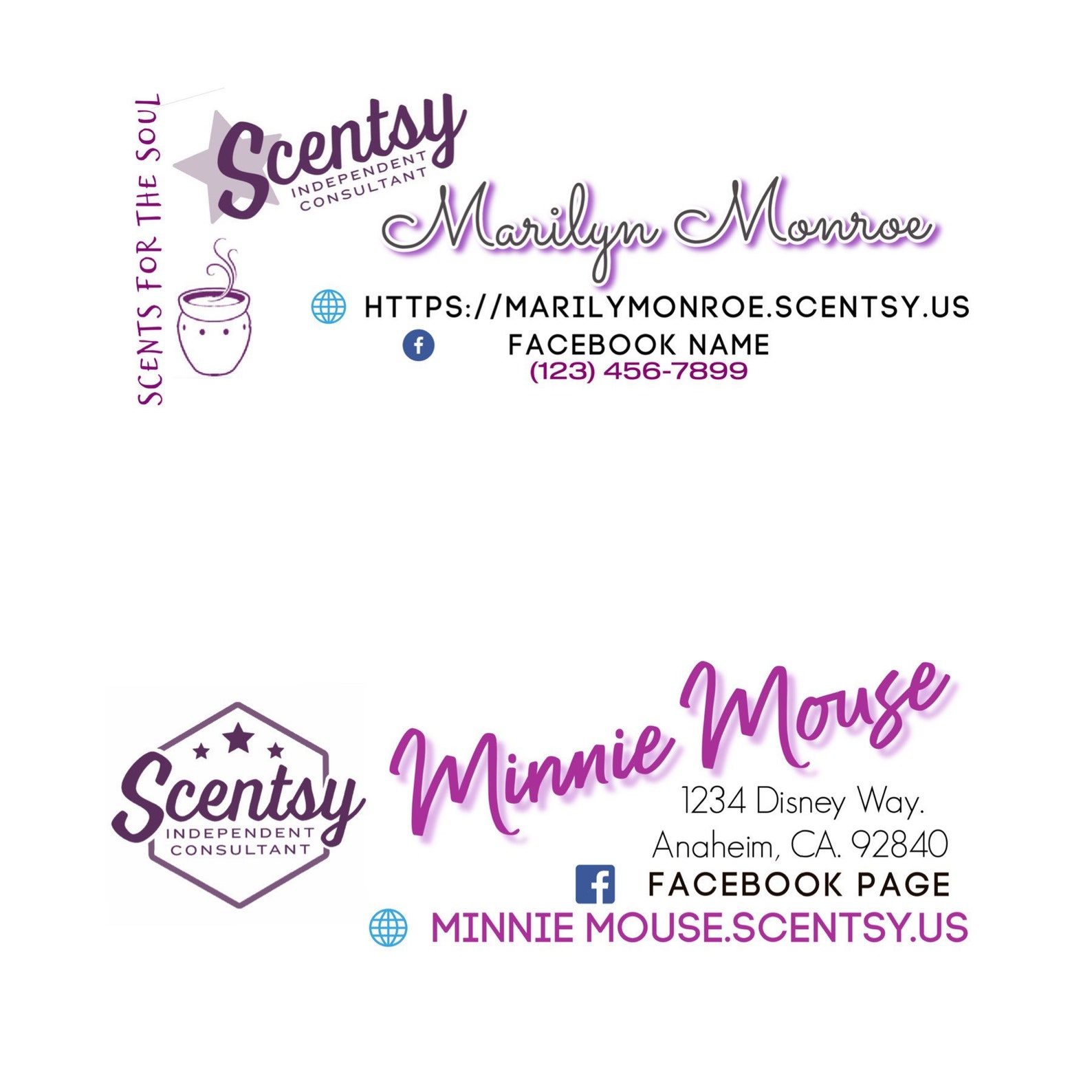 SCENTSY Labels 30 labels per sheet Etsy
