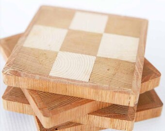 Schachbrett Untersetzer