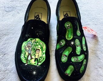 Rick and morty shoes | Etsy