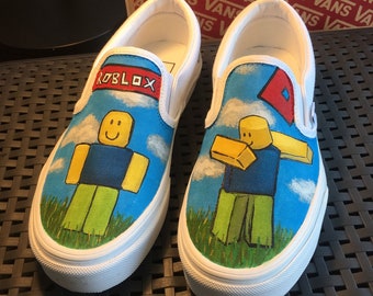 Roblox Shoes Etsy - color changing vans shirt logo changes roblox