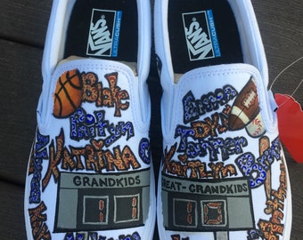Custom painted Vans von Custom1Vans auf Etsy Custom painted Vans von Custom1Vans auf Etsy