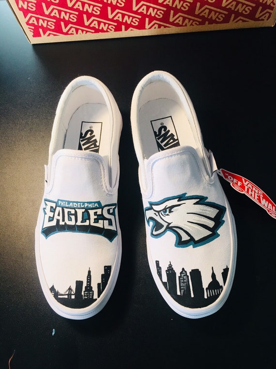 Eagles NFL vans | Etsy