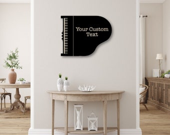 Custom Piano Wall Decor | Music Studio Sign