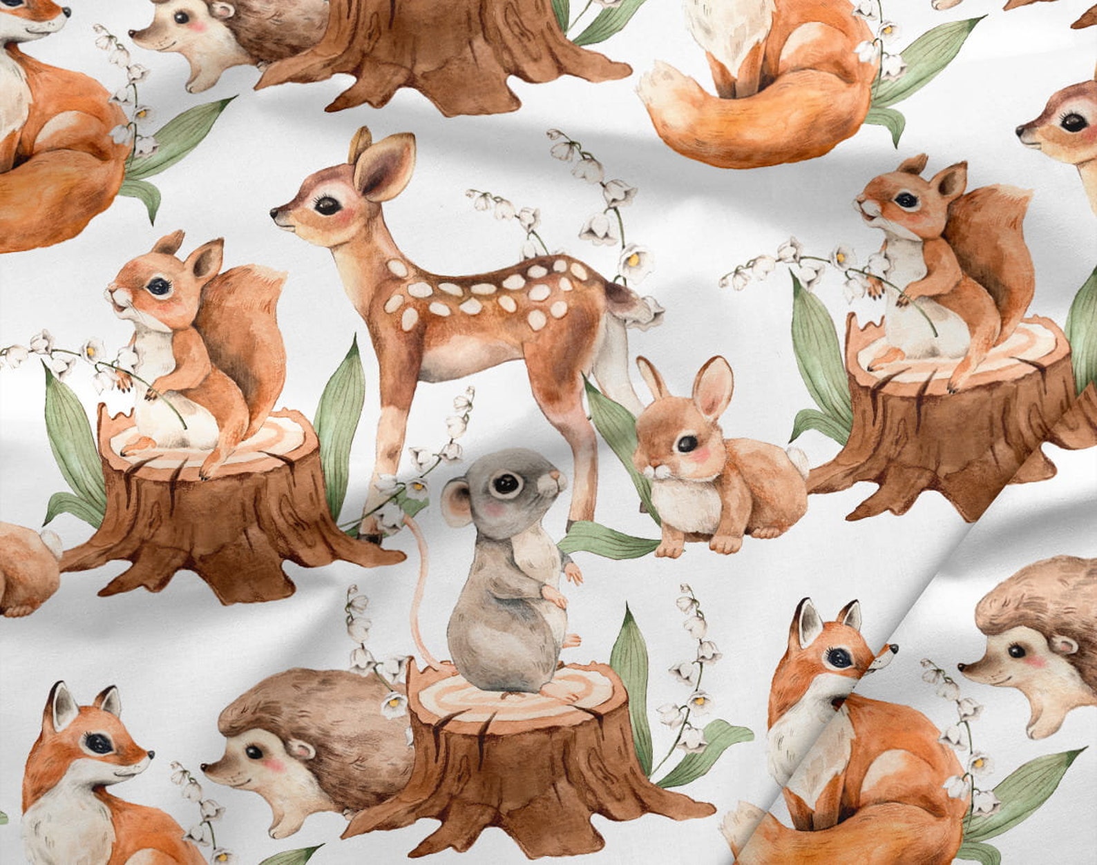 Animal fabric from the drill to the 100 cotton meter Etsy