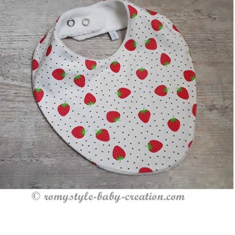 strawberry bib