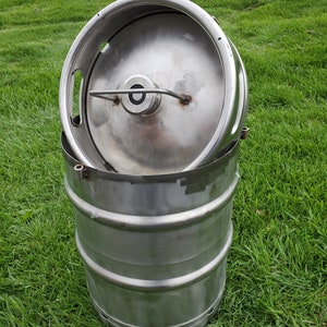 Beer Keg Seafood/Crab Boil Pot + Removable Shelf Bundle