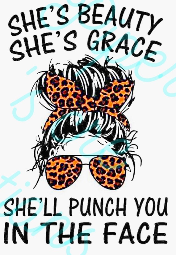 Printable She'll Punch You in the Face Etsy