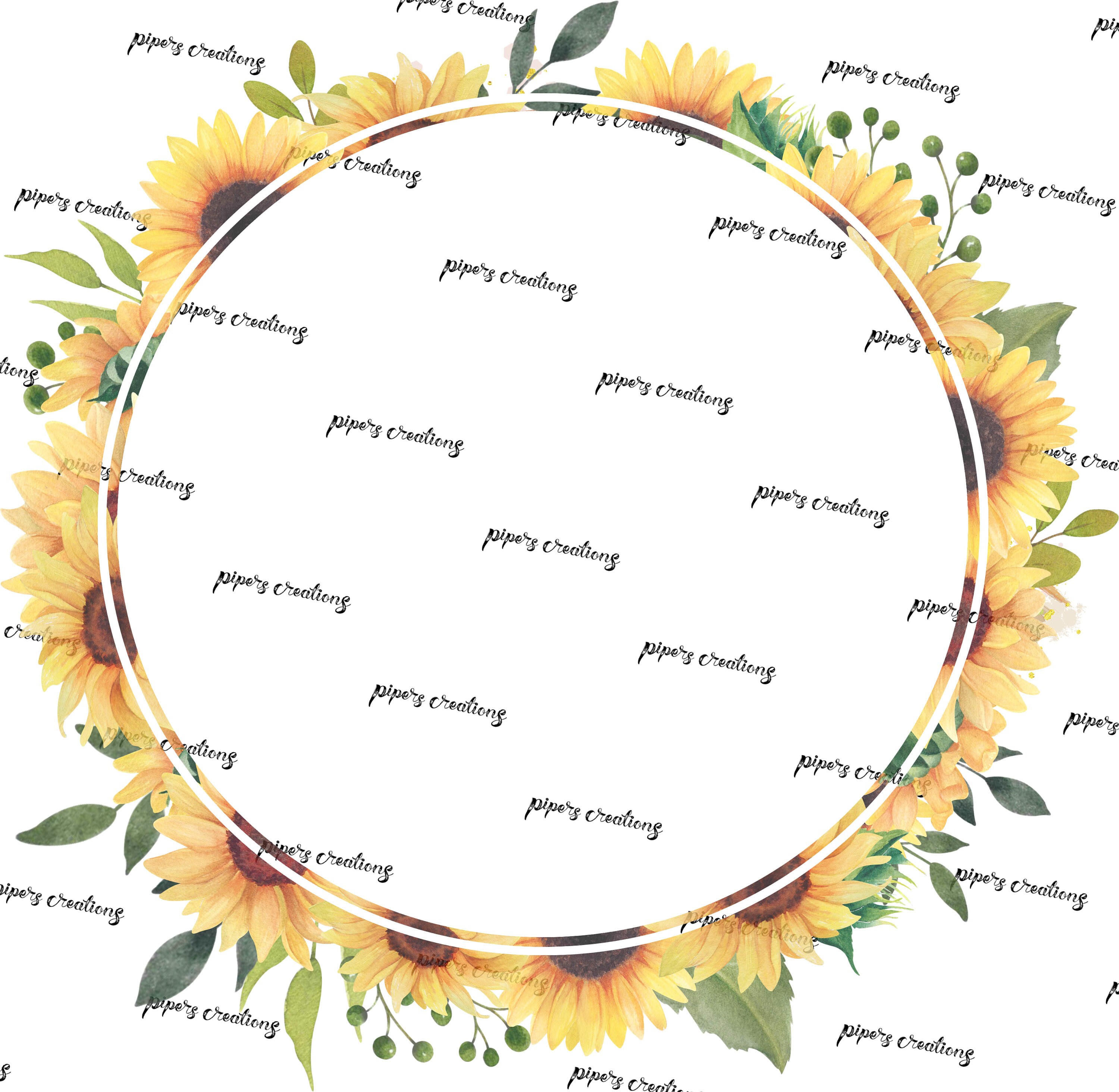 Printable - Sunflower Frames - Etsy