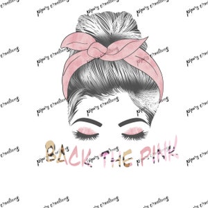Messy Bun - Back the Pink