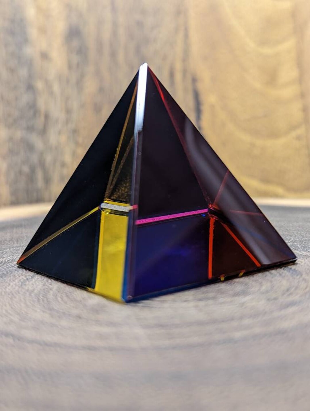 Optical Gift Prism Rainbow Color Figurine Paperweight Etsy