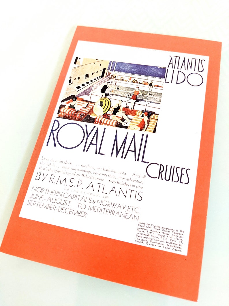 Royal Mail Cruises Anzeige 1930 auf Vintage Sammler | Etsy