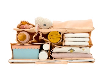 Lilibell Classic Beige - diaper bag, diaper backpack, bag in bag, organizer