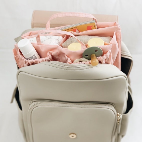 Lilibell Pico Blossom Pink Diaper Bag, Diaper Backpack, Bag in Bag