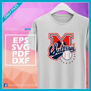 Sultans of Monterrey, Baseball Team, Mexican League, Softball, Sultana del norte, eps, pdf, svg, Cameo Silhouette Cutter
