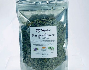 Passionflower - Herbal Tea - Dried Herb - Grown on our Small Family Herb Farm in Mississippi