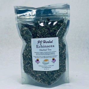 Echinacea Herbal Tea - Dried Herb - Grown Sustainably on Our Small Family Farm in Mississippi