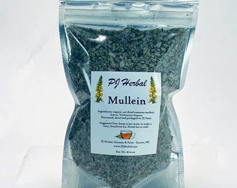 Mullein Herbal Tea - Dried Herb - Grown Sustainably on Our Small Family Farm in Mississippi