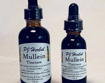 Mullein Tincture - Made from Fresh-Picked Mullein