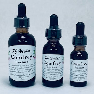 Comfrey Root Tincture - Made from Fresh Comfrey Root