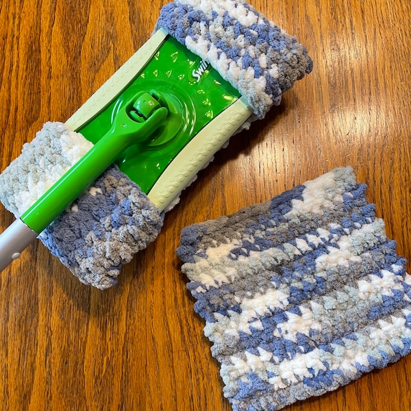 Crocheted Swiffer Dust Mop Cloth Cover Pad