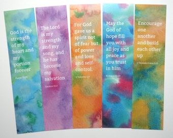 Botanical Bible Verse Bookmarks Set Watercolor Christian Etsy Botanical Bible Verse Bookmarks Set Watercolor Christian Etsy