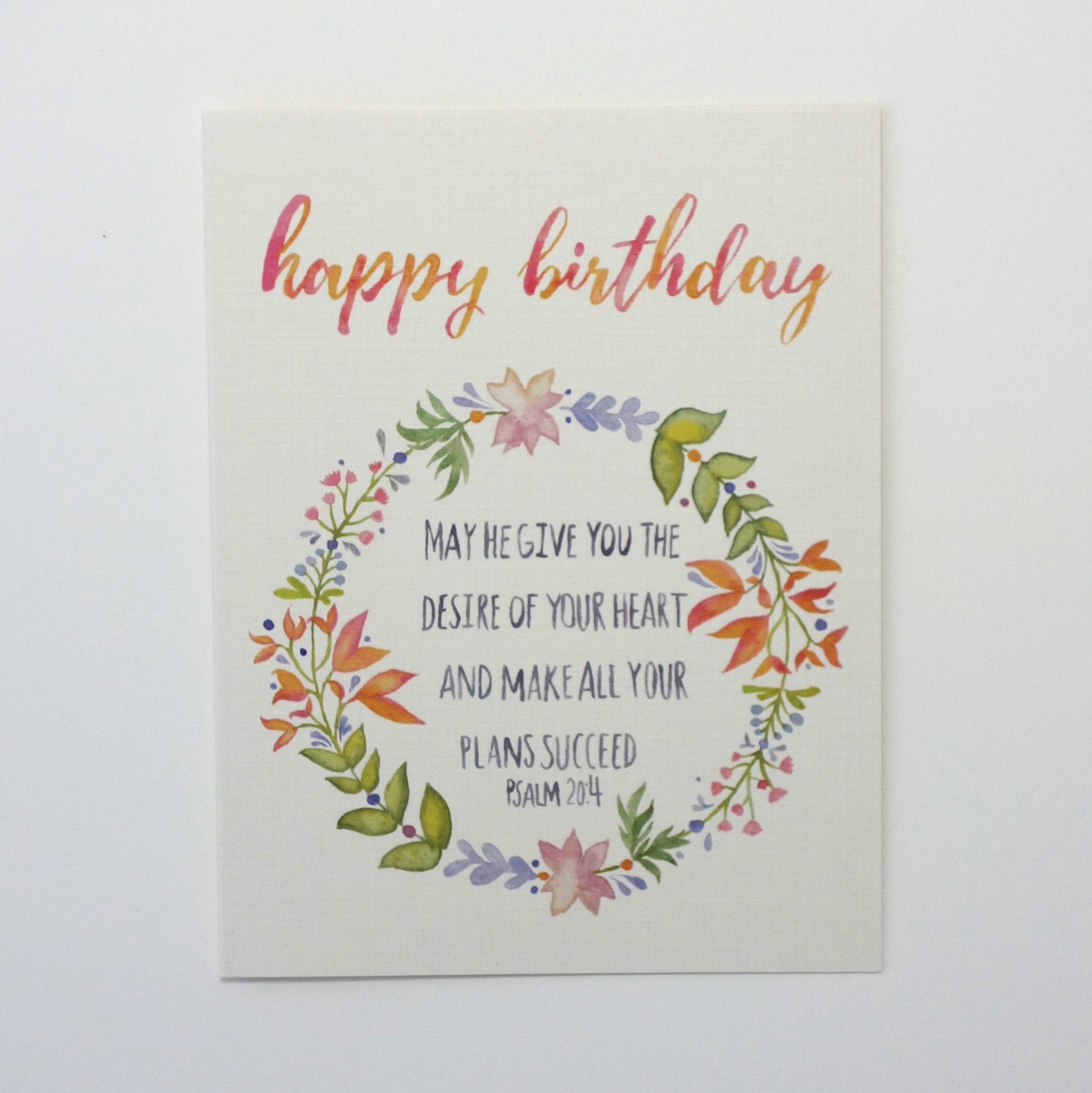 Carte Danniversaire De Verset De Bible Avec Des Fleurs Etsy Carte Danniversaire De Verset De Bible Avec Des Fleurs Etsy