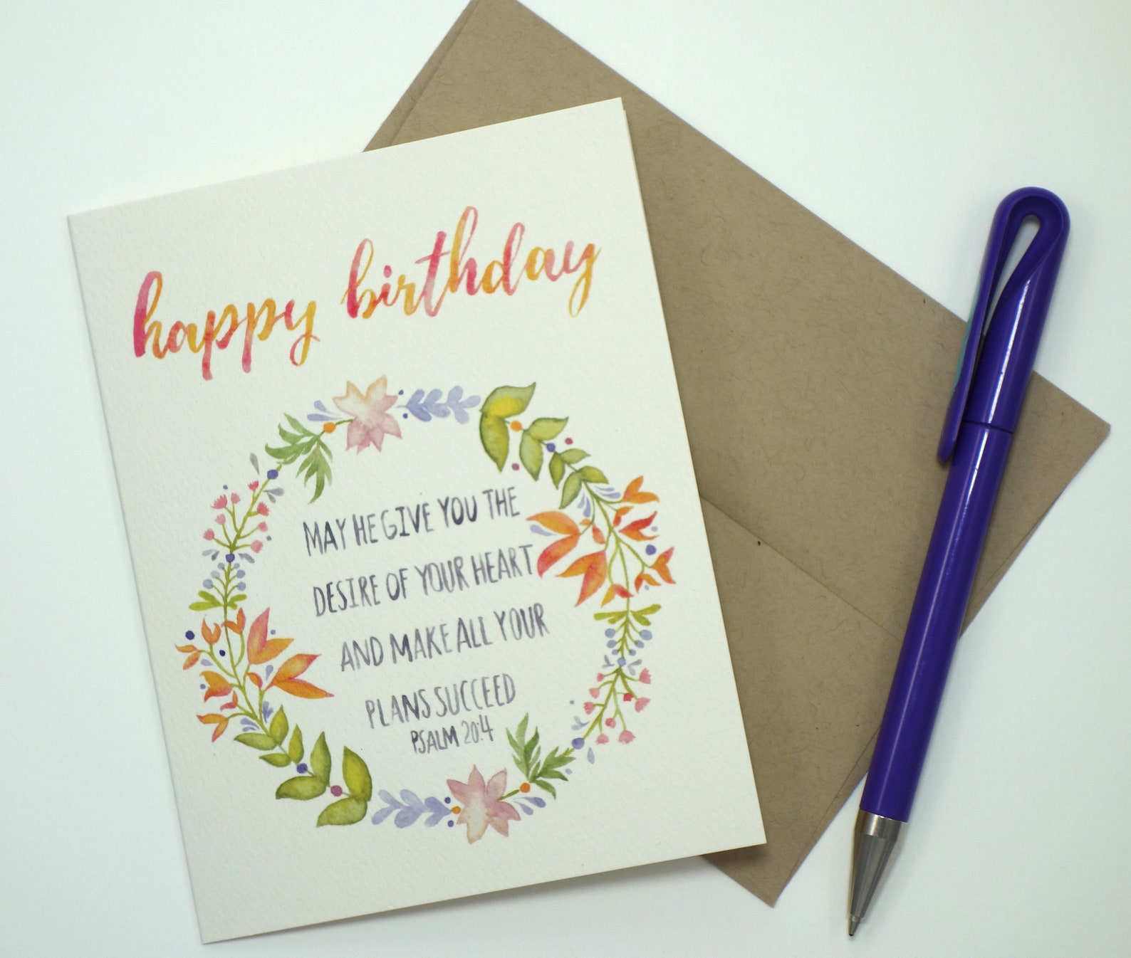 Bible Verse Birthday Card With Flowers Watercolor Scripture Etsy bible-verse-birthday-card-with-flowers-watercolor-scripture-etsy