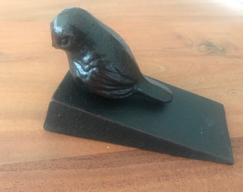 Cast Iron Bird Door Stop Vintage Look Door Wedge Country Style Doorstop