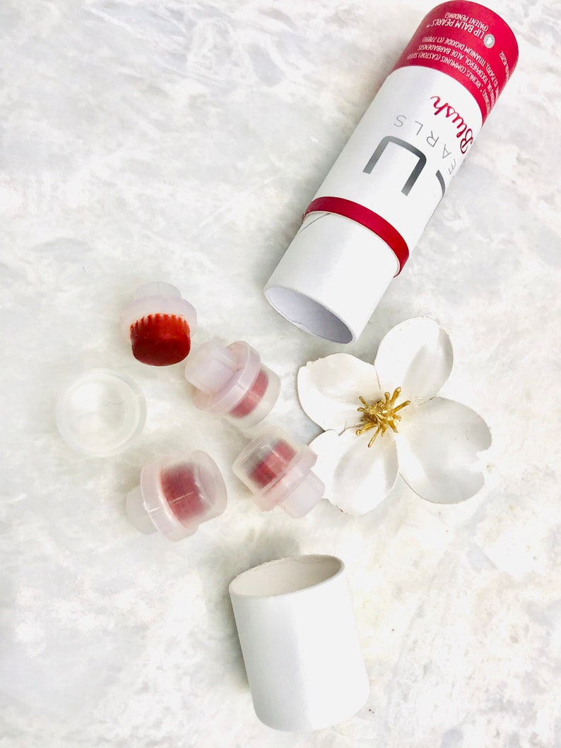 Lip Balm Necklace LiLu Kira Rose Gold includes Etsy