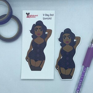 Purple Lingerie Doll