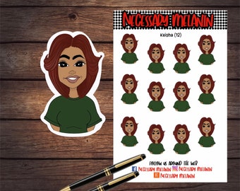 Keisha Sticker Sheet