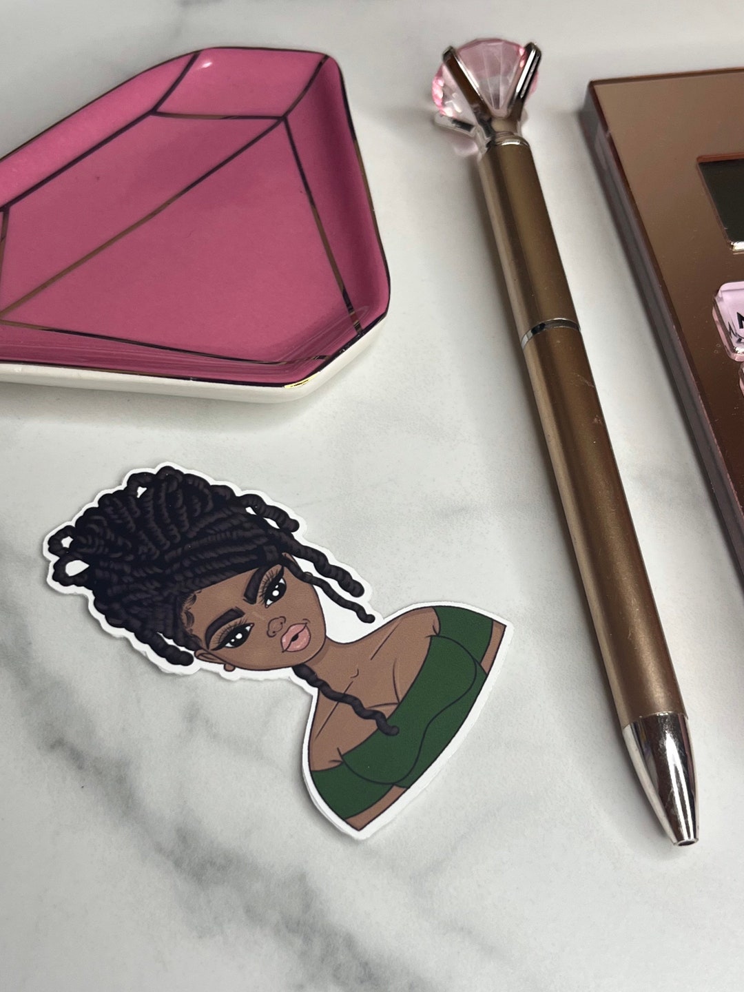 Zuri Die Cut Sticker Etsy