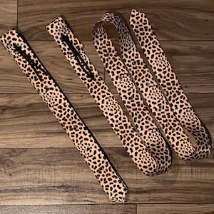 Ensemble de sangles de serrage poney/mini cheval guépard, sangle latigo, sangles en billettes, sangles de serrage selle western, sangles de serrage léopard, ensemble de sellerie