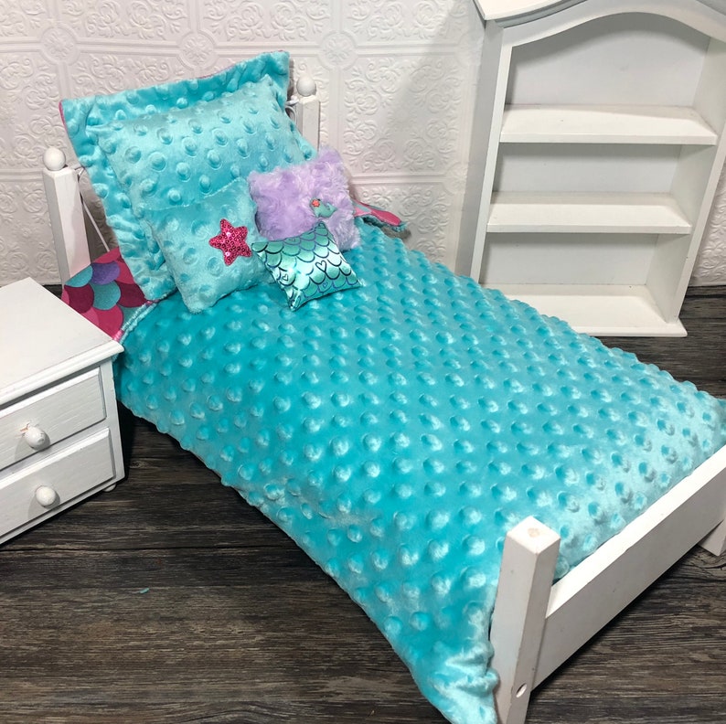 Mermaid Doll Bedding for 18 Inch Dolls American Made Etsy