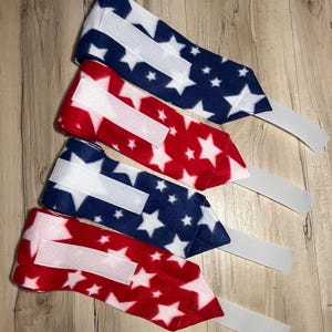 Star Polo Wraps, Horse Polo Wraps, Pony Polo Wraps, Set of 2 or 4, Blue Polo Wraps, Red Polo Wraps, Patriotic Polo Wraps,