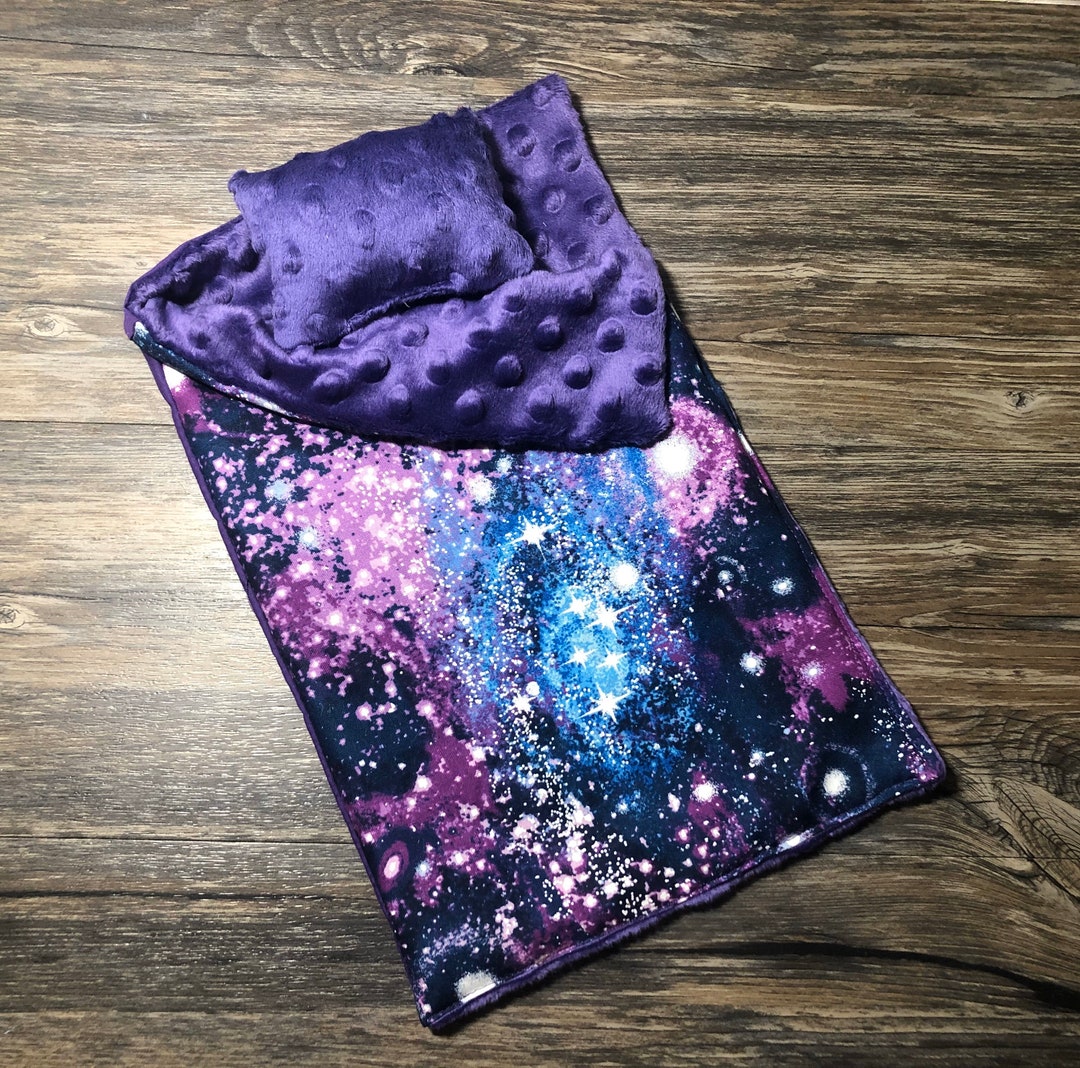 12 Doll Sleeping Bag, Elf Sleeping Bag, Doll Overnight Bedding, Galaxy