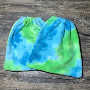 Engelse Zadelstijgbeugelhoezen, Fleece Stijgbeugelhoezen, Zadelbescherming, Tie Dye Stijgbeugelhoezen,