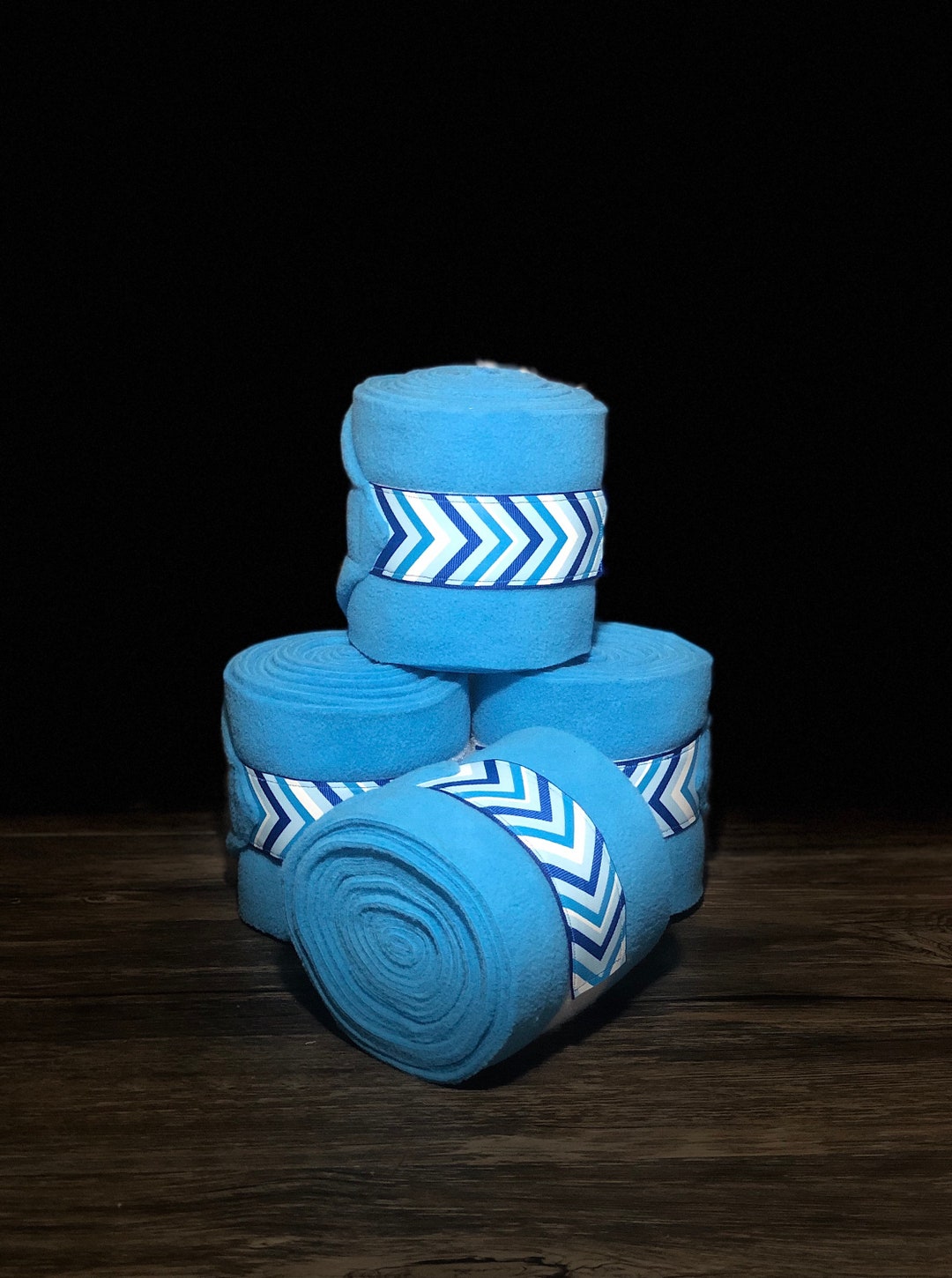 Polo Wraps Horse Polo Wraps Set of 2 or 4 Blue Polo Wraps Etsy