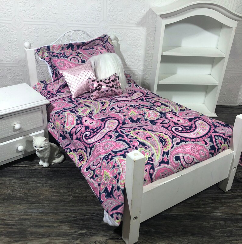 Girl Doll Bedding Set American Made 18 inch Girl Doll Etsy