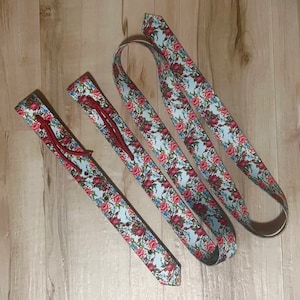 Mini & Pony Spanngurt Set, Latigo Strap, Off Billet Strap, Westernsattel Spanngurt, Off Billet/Latigo, Flower Spanngurt, Tack Set