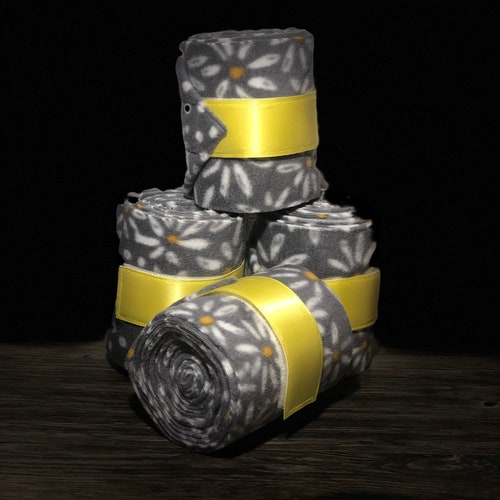 Daisy Polo Wraps Horse Polo Wraps Set of 2 or 4 Gray Polo Etsy
