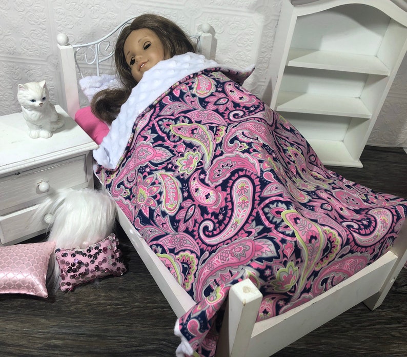 Girl Doll Bedding Set American Made 18 inch Girl Doll Etsy