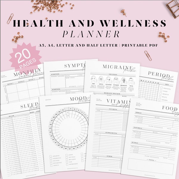 Health Planner - Etsy