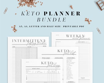 Keto Meal Planner Etsy