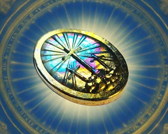 Calvary - .9999 Fine Bismuth Art Round - Natural Toning - ( 65 - 75 Grams ) - With Certificate of Authenticity
